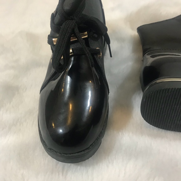 Shoes Gold Accented Black Boots Poshmark
